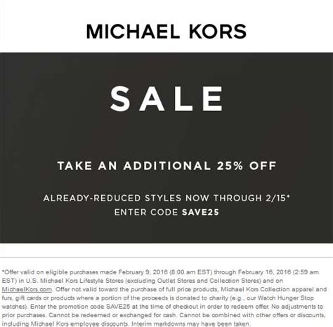 michael kors promo code canada 2022|Michael Kors additional discount.